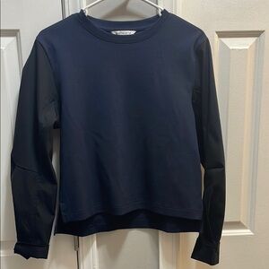 Athleta Navy Long Sleeve Top